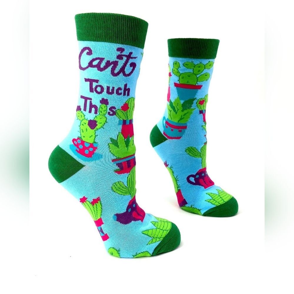FabDaz "Can't Touch This" Women's Crew Socks